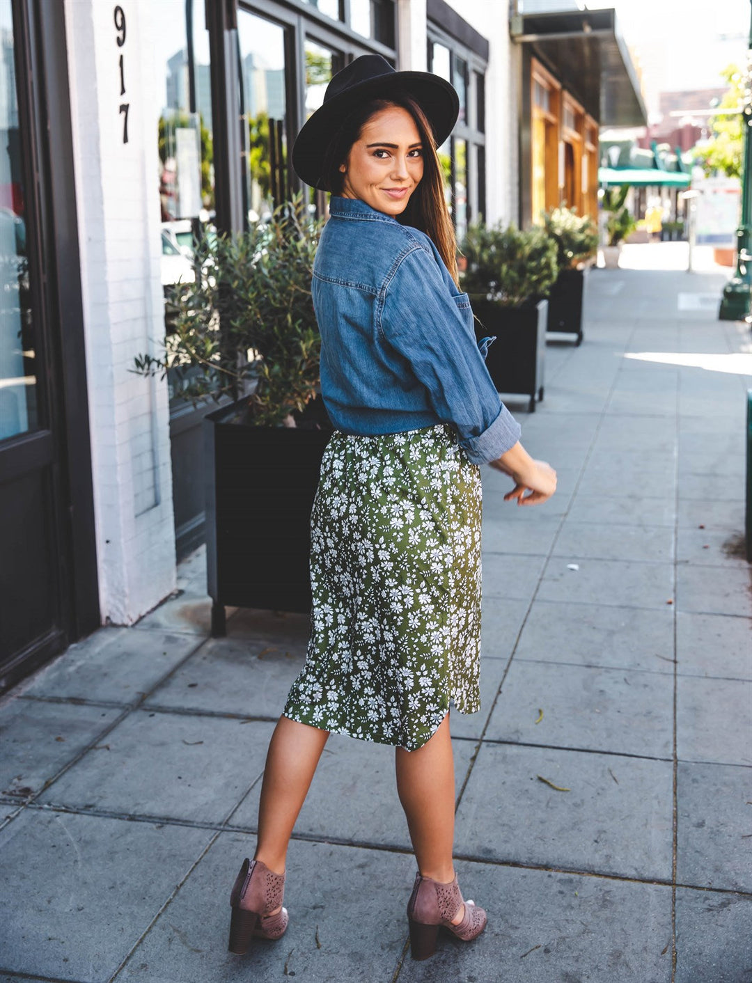 Dainty Floral Fiona Weekend Skirt