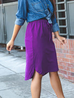 Solid Weekend Skirt - Purple