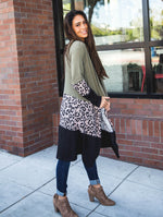 The Briana Cardigan - Olive