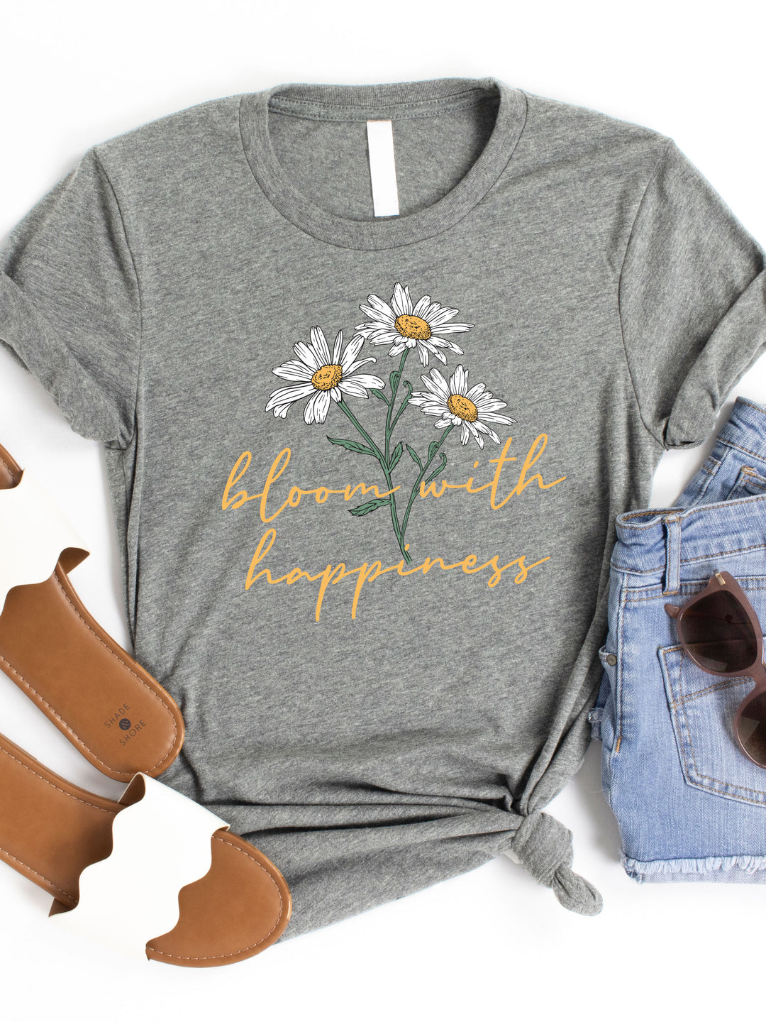 Bloom with Happiness Graphic Tee