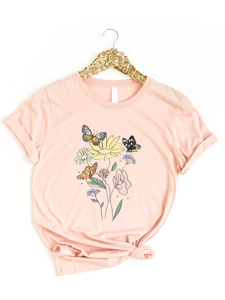 Butterfly Bouquet Graphic Tee
