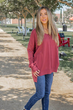 The Savvy Sweater - Raspberry - Tickled Teal LLC