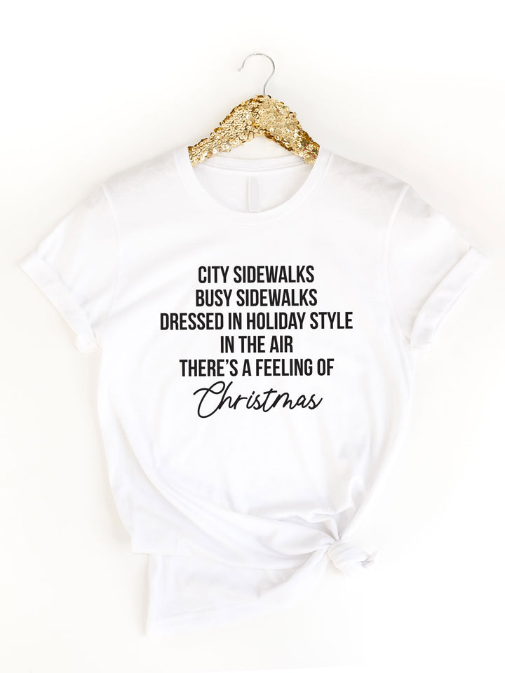 Feeling of Christmas Graphic Tee - @savvyskirtgirl