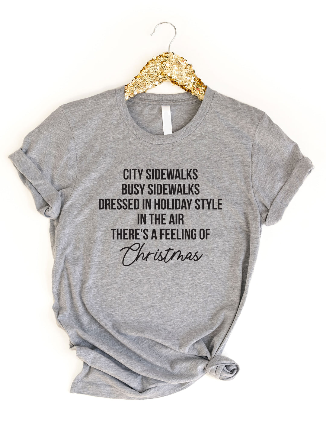 Feeling of Christmas Graphic Tee - @savvyskirtgirl