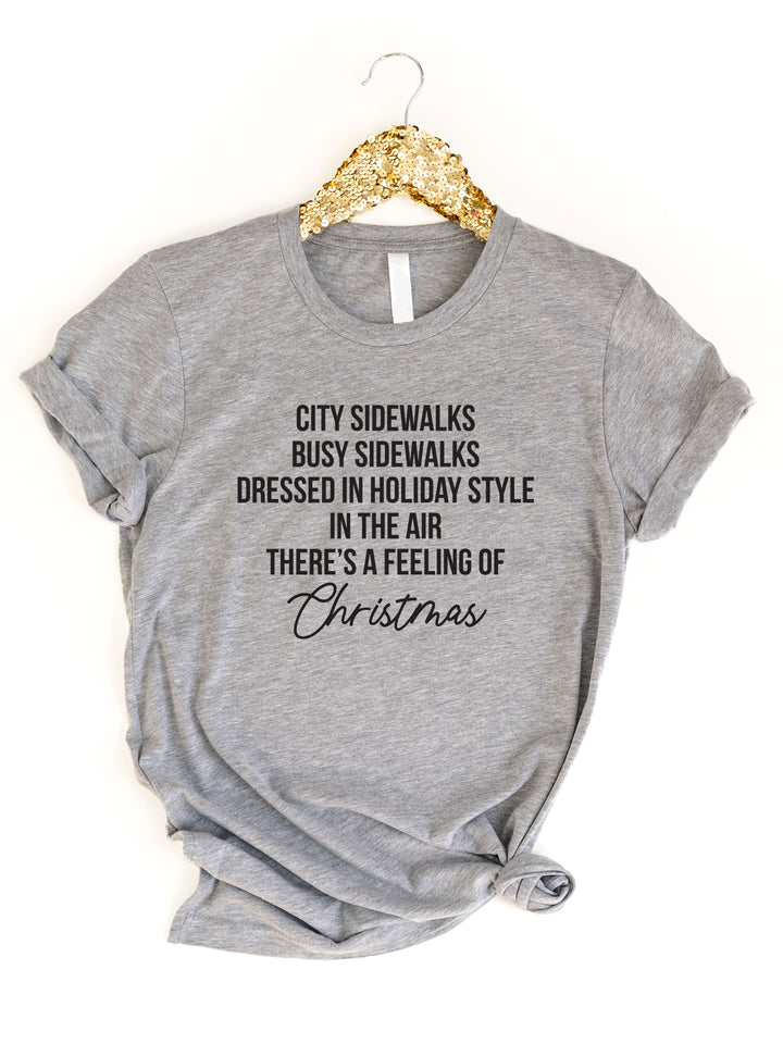 Feeling of Christmas Graphic Tee - @savvyskirtgirl