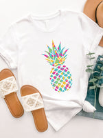 Colorful Pineapple Graphic Tee