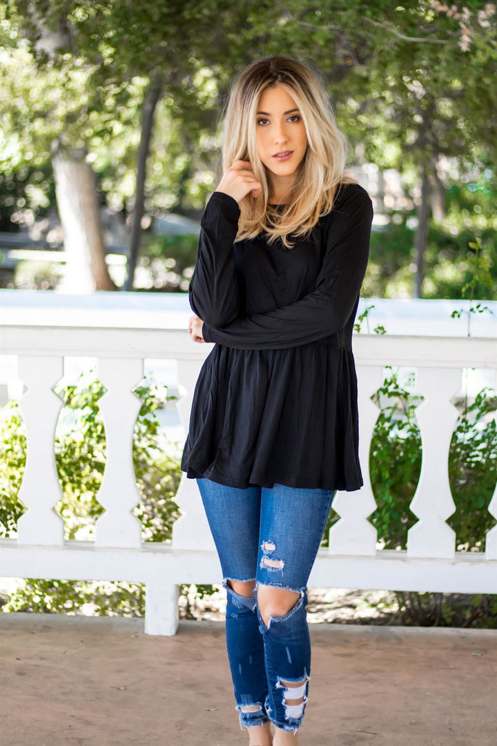 The Evelyn Top - Black