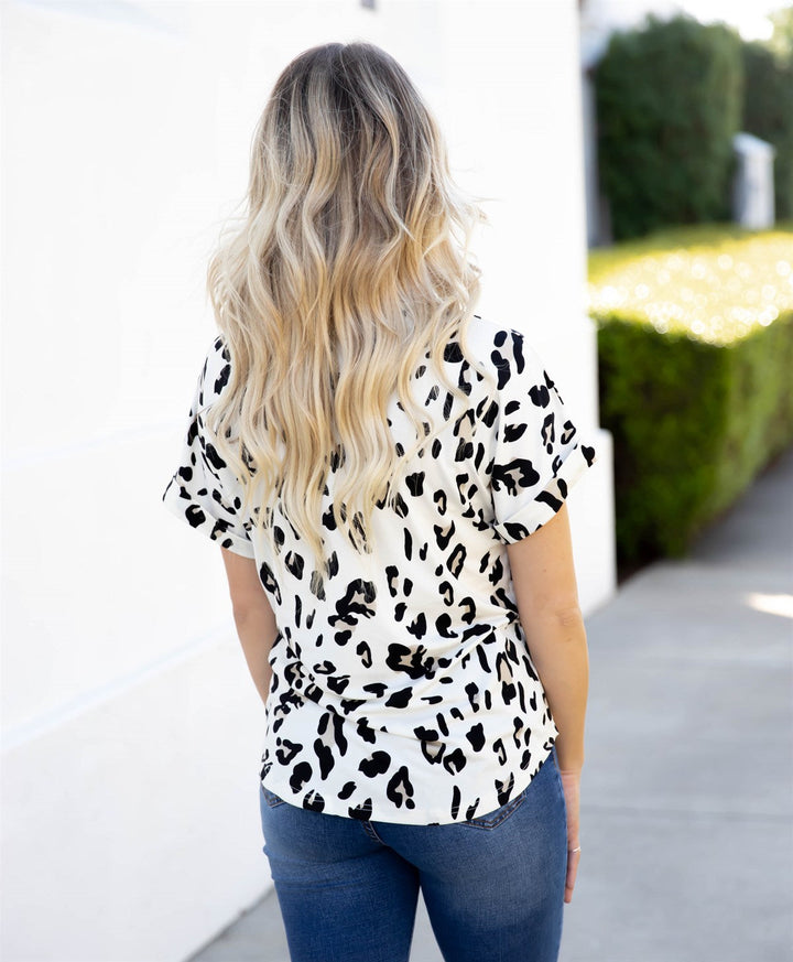 The Emma Animal Print Top