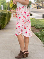 Pattern Weekend Skirt - Flamingo