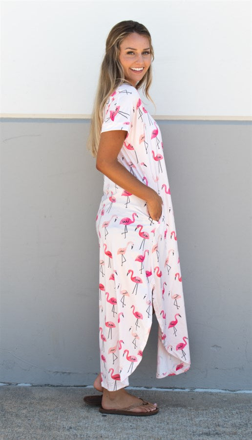 Flamingo maxi fashion skirt