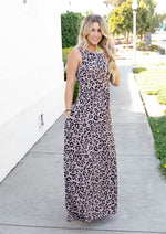 The Maisey Tank Dress - Taupe