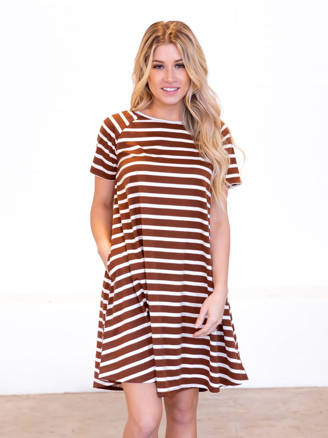 Striped Delilah Swing Dress