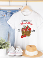 Farm Fresh Strawberries Graphic Tee