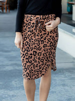 Leopard Weekend Skirt - Brown - S-3X
