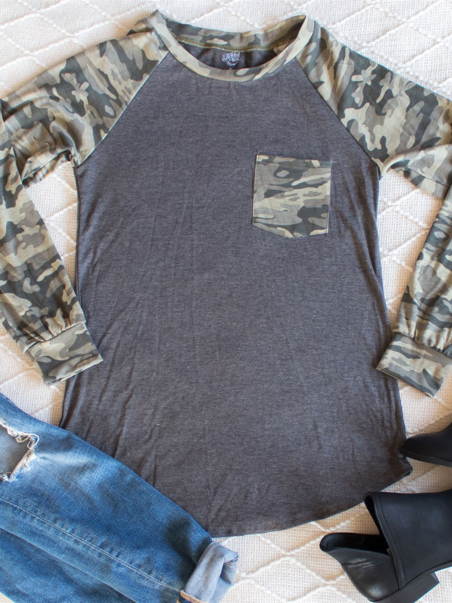 Pocket Camo Raglan