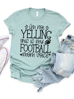 Football Mom Voice Graphic Tee