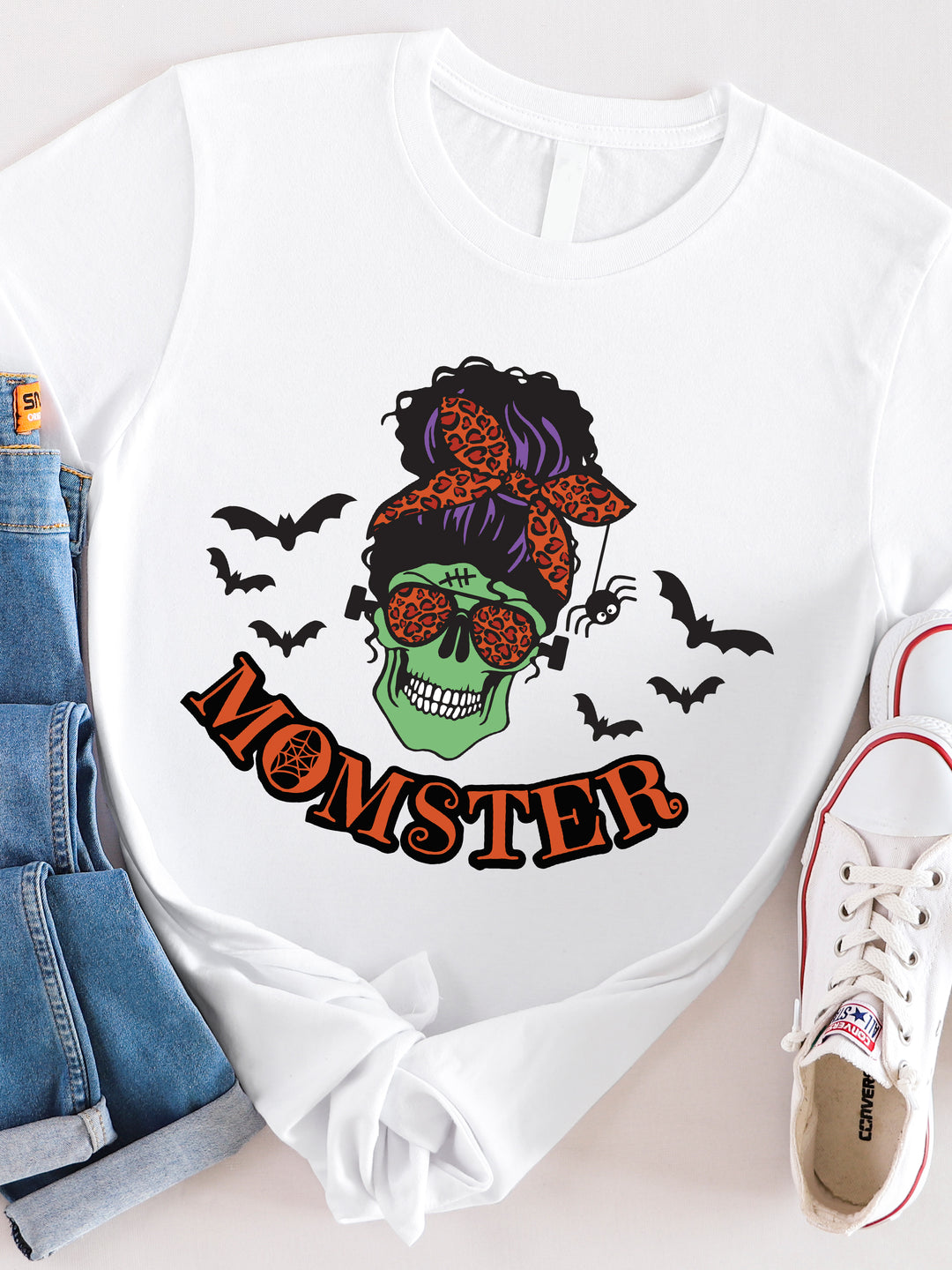 Frankenstein Momster Graphic Tee