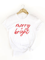 Merry + Bright Graphic Tee - @savvyskirtgirl