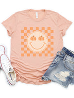 Pumpkin Smiley Face Graphic Tee
