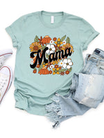 Vintage Floral Mama Graphic Tee