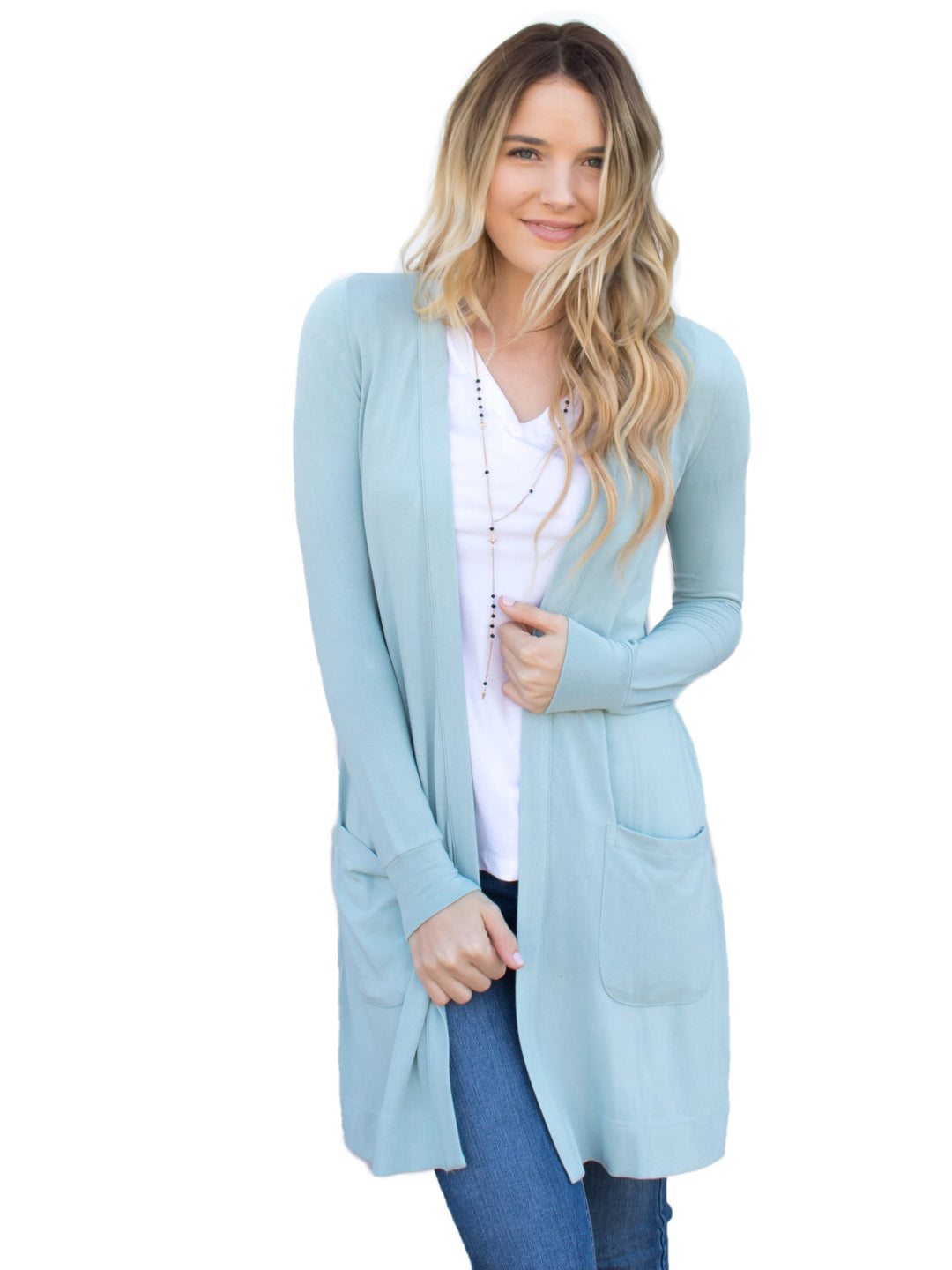 Long Pocket Cardigan – Tickled Teal LLC
