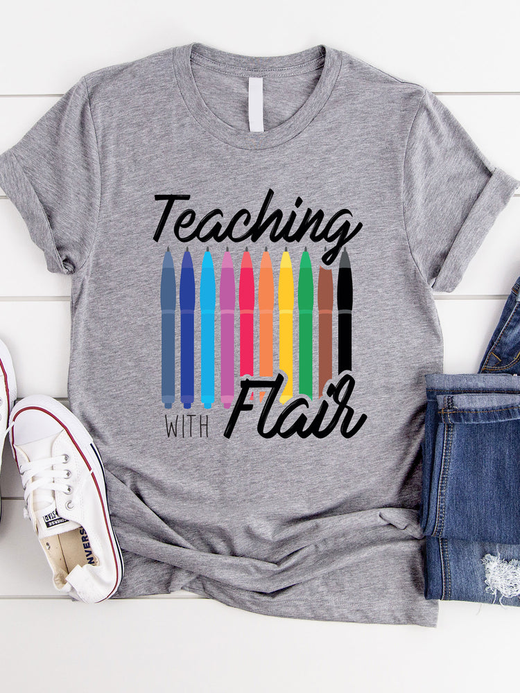Teaching with Flair Graphic Tee
